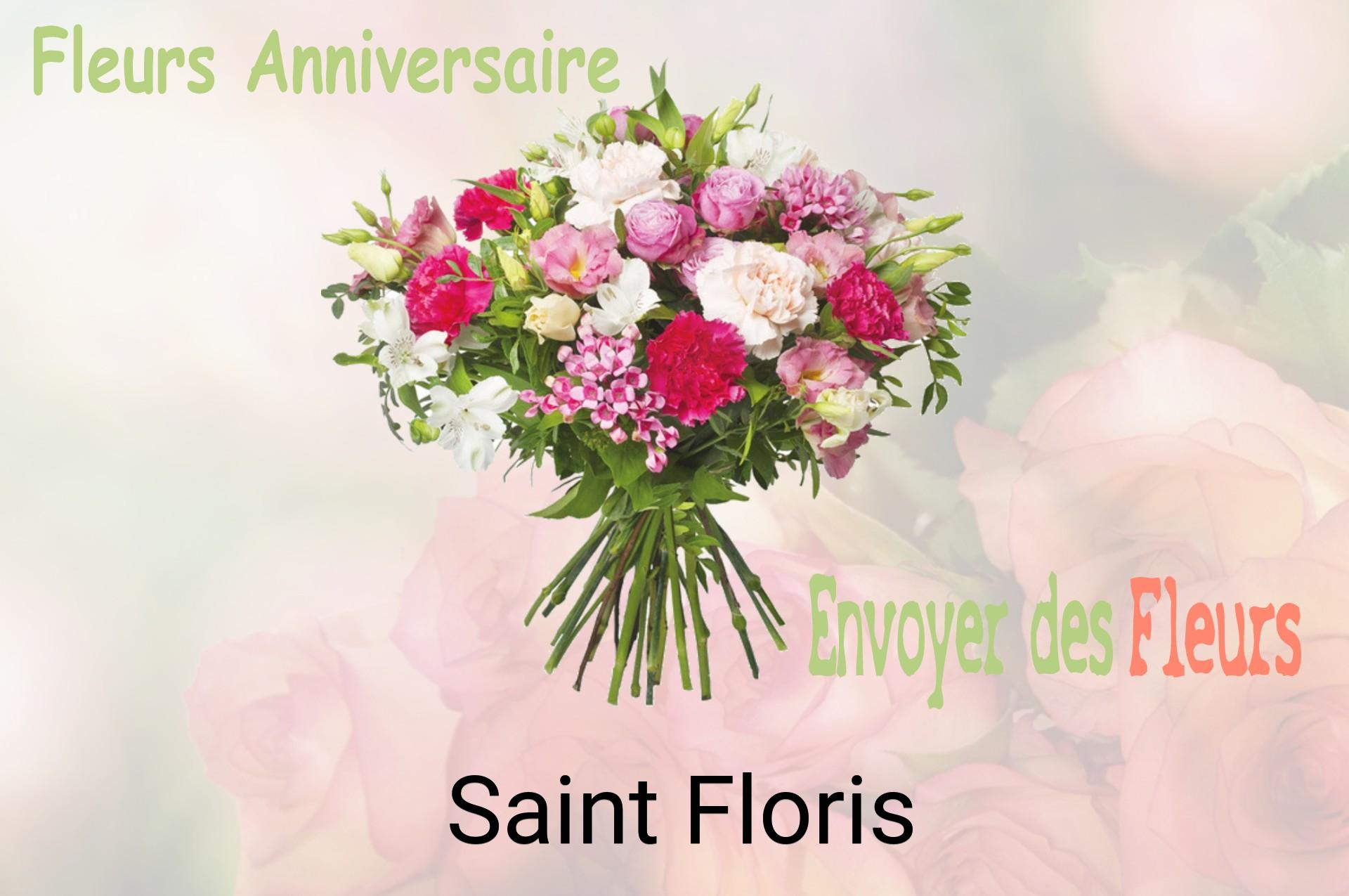 Bouquet de fleurs d’anniversaire livré à Saint-Floris