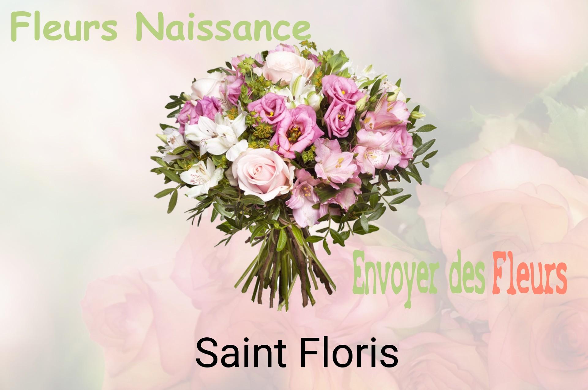 Bouquet de fleurs de naissance livré à Saint-Floris